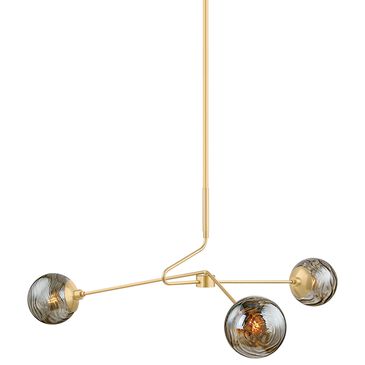 Mitzi Lighting Nyla 3-Light Chandelier in Aged Brass, , large