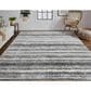 Feizy Mackay 12" x 15" Charcoal Area Rug, , large
