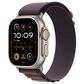 Apple Watch Ultra 2 GPS Cellular 49mm Titanium Case and Indigo Alpine Loop Band - Small with 1-Year AppleCare+, , large