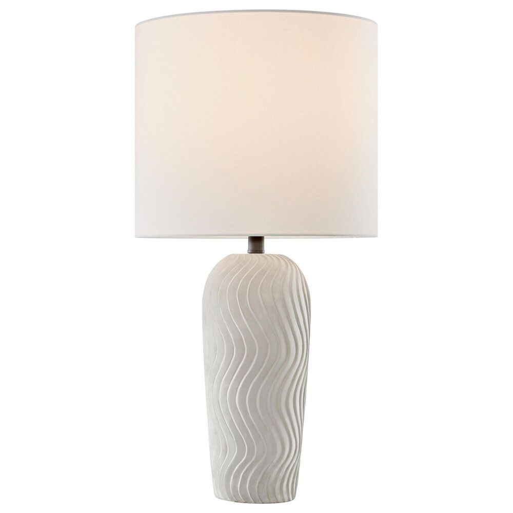 Lite Source Tyrion Outdoor Table Lamp in Light Grey, , large