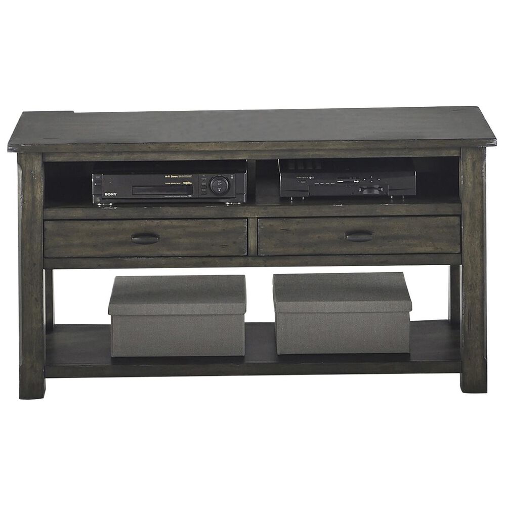 Tiddal Home Crossroads Entertainment Console in Smokey gray, , large