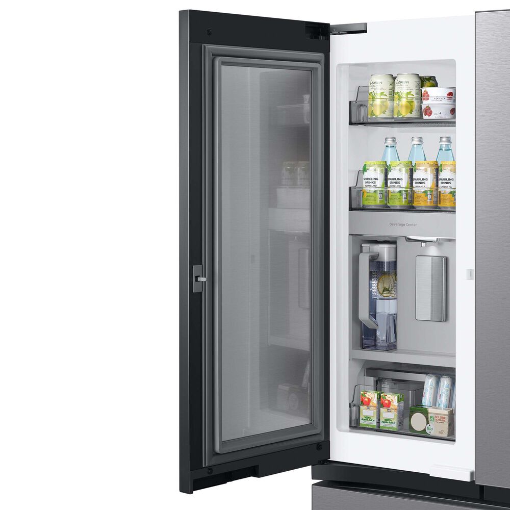 Samsung Bespoke Bespoke 24 Cu. Ft. French Door Refrigerator with Beverage Center - Stainless Steel Panels Included, , large
