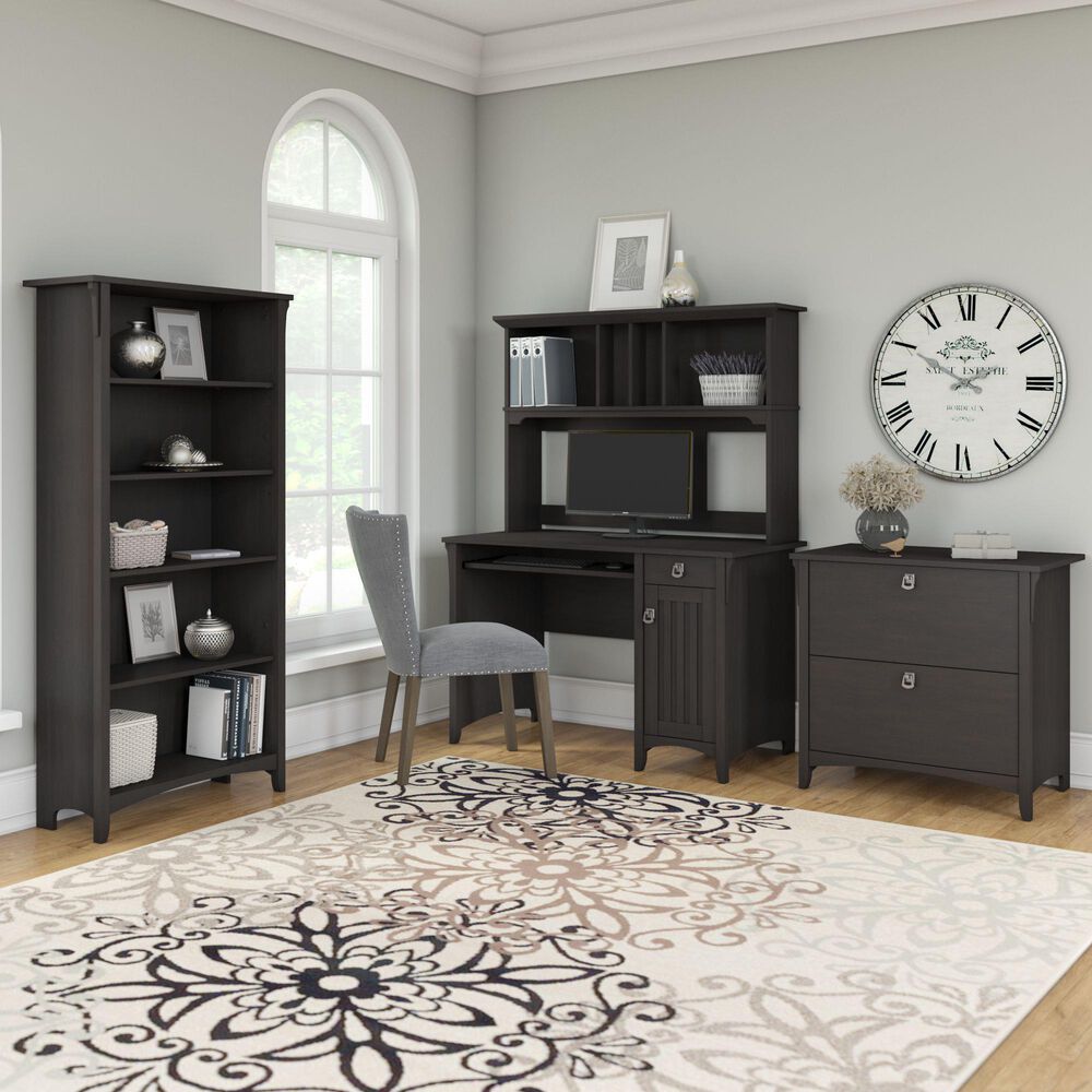 Bush Salinas Lateral File in Vintage Black Nebraska Furniture