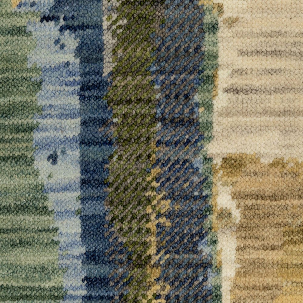 Oriental Weavers Soleri 6&#39;7&quot; x 9&#39;6&quot; Blue and Green Area Rug, , large