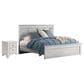 Ashley Makidern 2 Piece King Panel Bedroom Set in Whitewash, , large