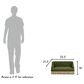Jennifer Taylor Home Duchess 33" Medium Princess Pet Bed Sofa with Fringe Skirt in Olive Green, , large