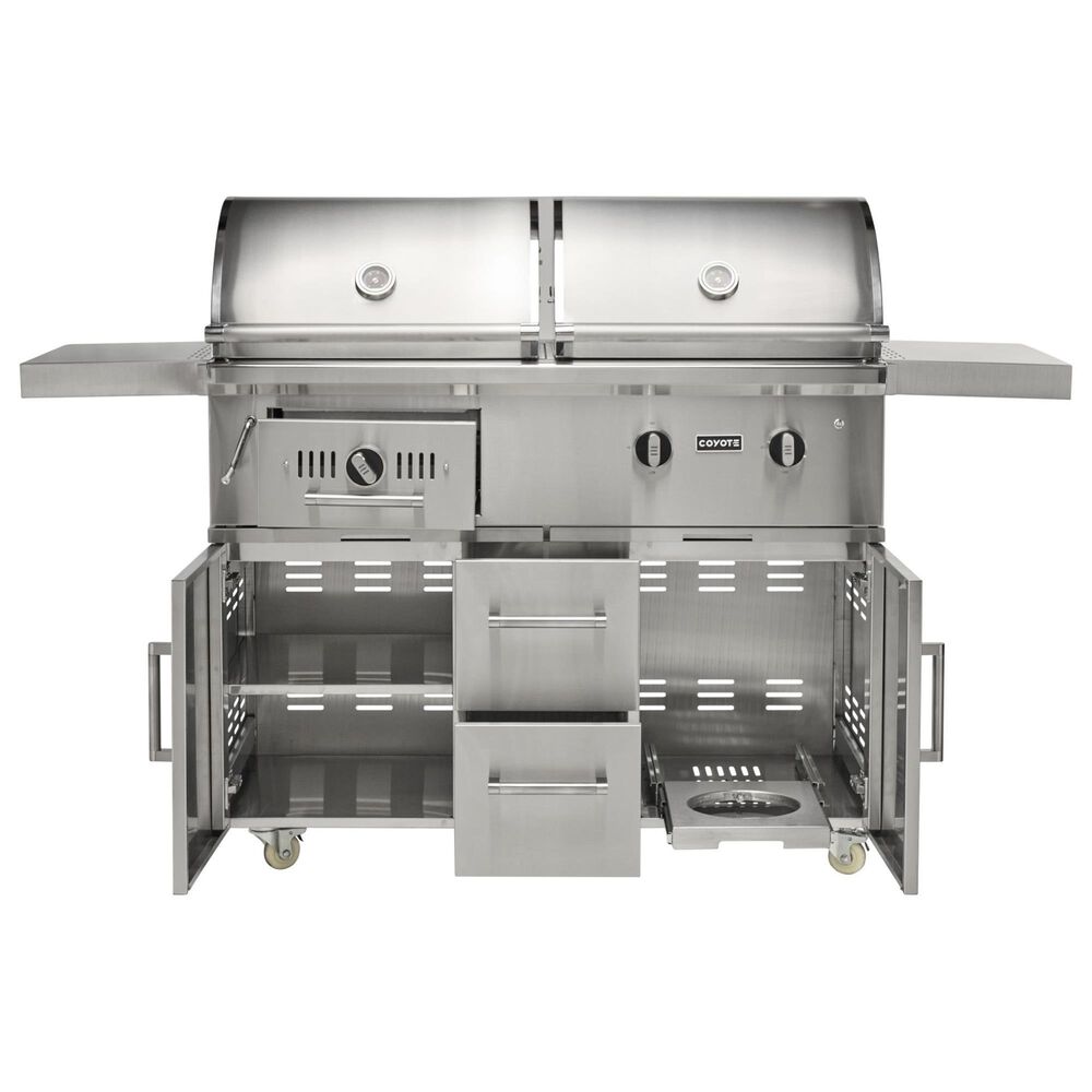 Coyote Outdoor 50&quot; Hybrid Built-In Liquid Propane Grill in Stainless Steel, , large