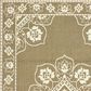 Oriental Weavers Marina 7"10" Round Tan and Ivory Area Rug, , large