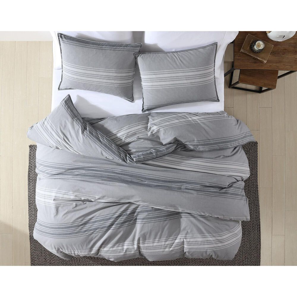 Hallmart Collectibles Noah 3-Piece King Comforter Set in Charcoal, , large