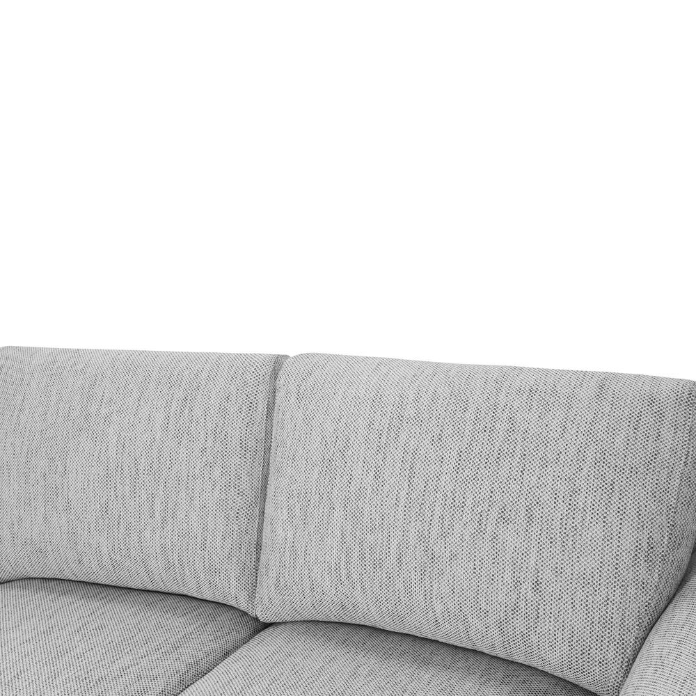 37B Charles Loveseat in Fancy Gray, , large