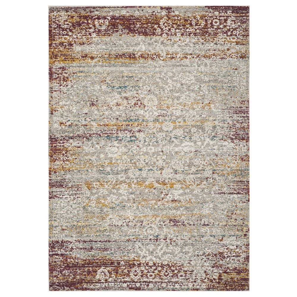 Safavieh Aria ARA156R 5"1" x 7"6" Red and Creme Area Rug, , large