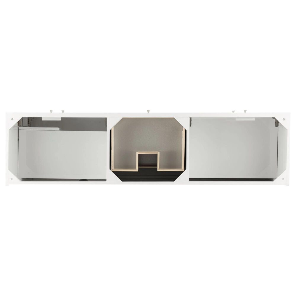 James Martin Linear 72&quot; Double Vanity Cabinet in Glossy White, , large