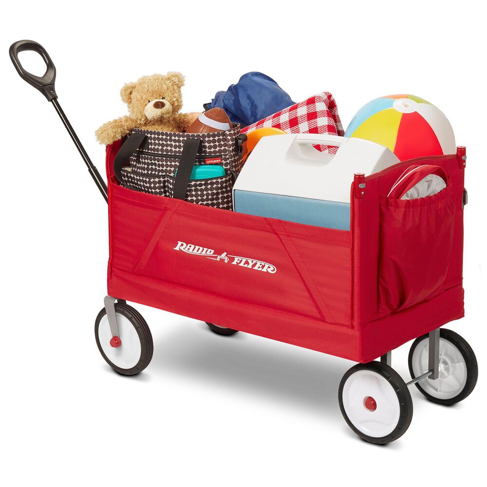 Radio Flyer 3-In-1 Folding Wagon with Canopy, , large