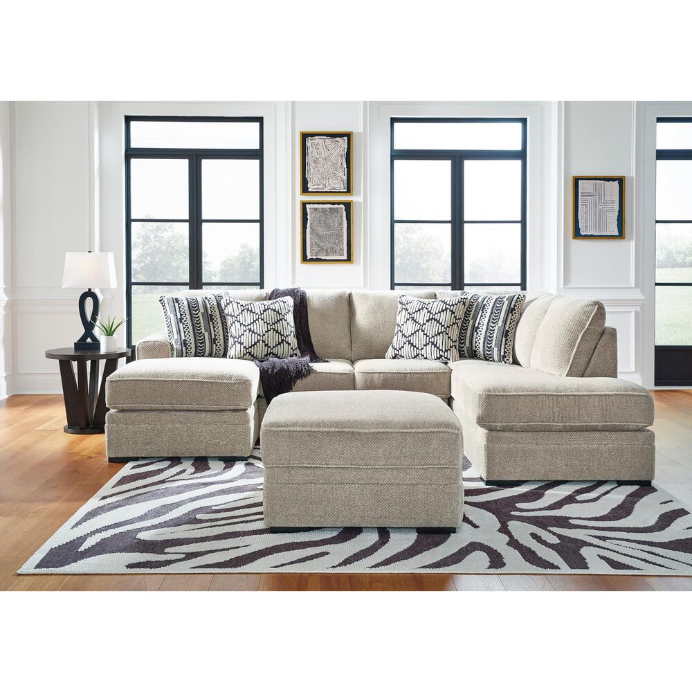 Ashley 2 Piece Sectional in in Tan, , large