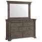 Mayberry Hill Kings Court 5 Piece King Panel Bedroom Set in Grey, , large