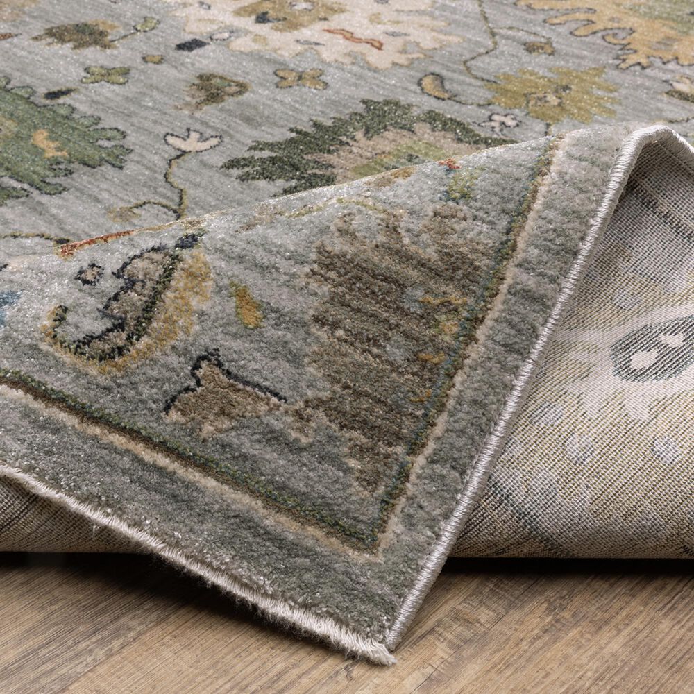Oriental Weavers Eliana ELI03 Blue and Multicolor 3&#39;3&quot; x 5&#39; Area Rug, , large