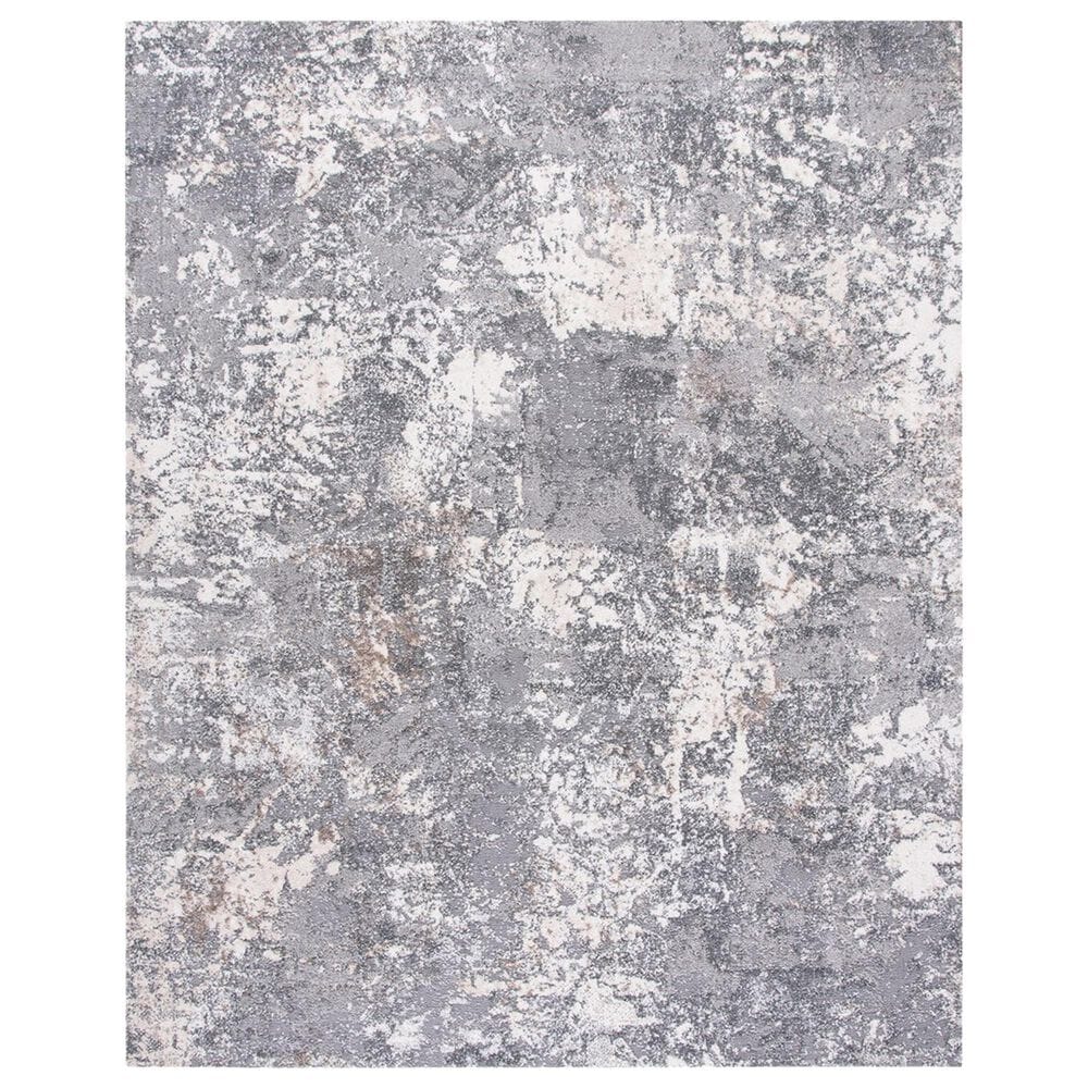 Safavieh Aston ASN715 8" x 10" Light Grey and Grey Area Rug, , large