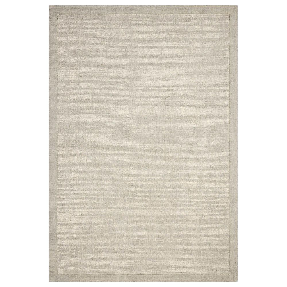 Magnolia Home Henley Ivory and Silver 3"6" x 5"6" Area Rug, , large