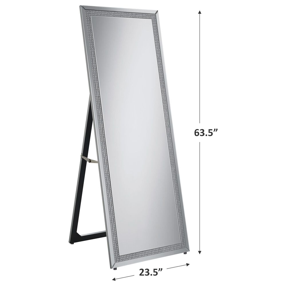 Pacific Landing Freestanding Mirror in Silver, , large