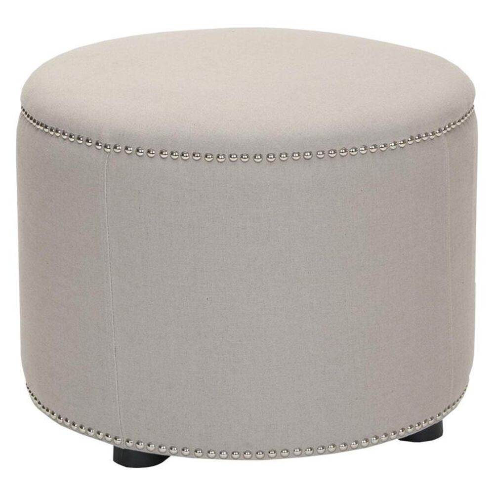 Safavieh Hudson Hogan Ottoman in Taupe, , large