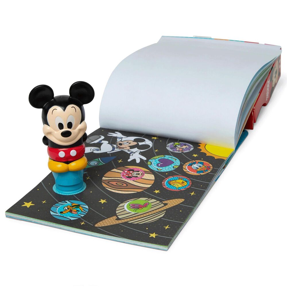 Melissa &amp; Doug Disney&#39;s Mickey Mouse 24-Page Activity Pad and Sticker Stamper in Multicolor, , large