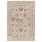 Surya Reina Light Gray, Cream, Denim, Rust, Mustard, Olive and Tan 5" x 7"5" Area Rug, , large