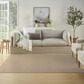 Nourison Courtyard Jute and Ivory 5" x 7" Indoor/Outdoor Area Rug, , large
