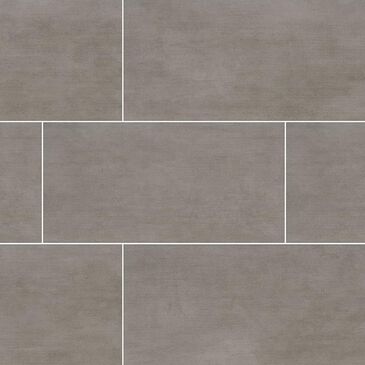 MS International Gridscale Concrete 12" x 24" Ceramic Tile, , large
