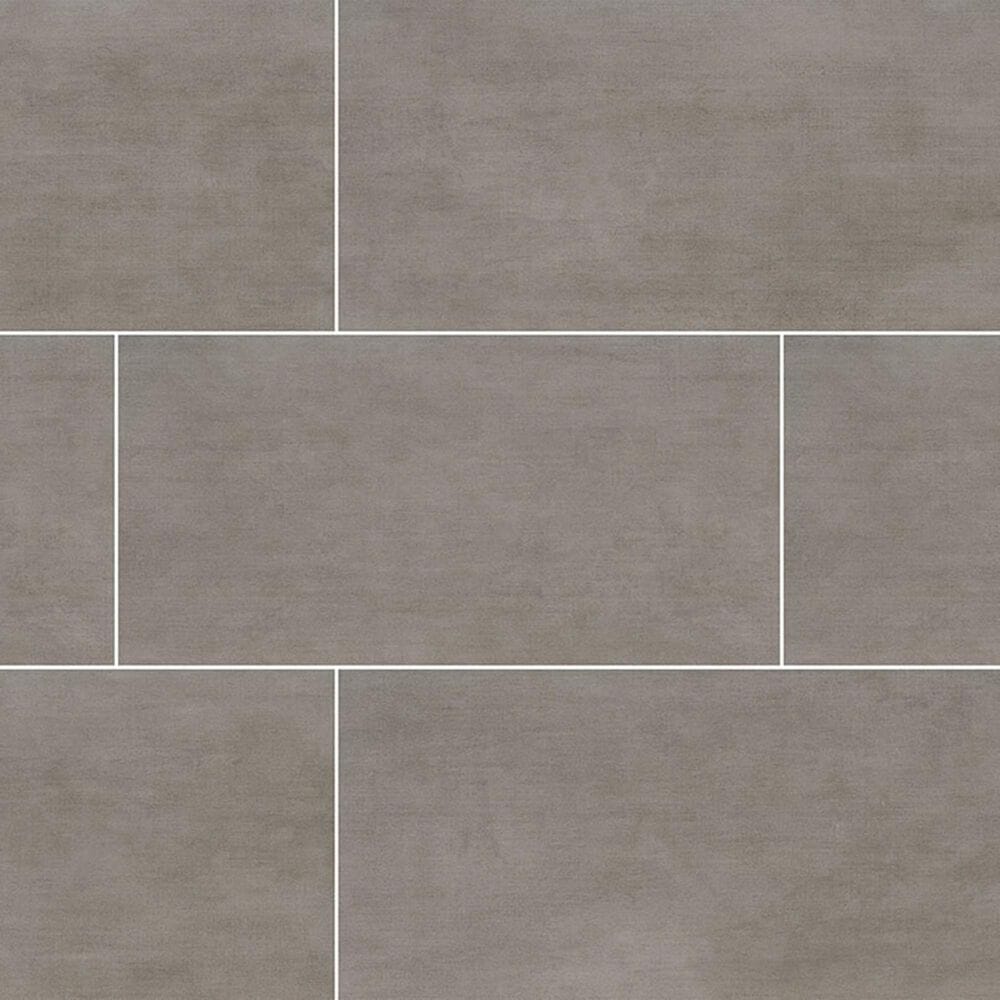 MS International Gridscale Concrete 12" x 24" Ceramic Tile, , large