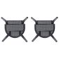 Hearth and Haven Milan Outdoor Dining Chair in Black (Set of 2), , large