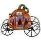The Gerson Company 2-Piece B/O Lighted Resin and Metal Halloween Pumpkin Carriage Set in Assort, , large