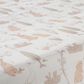 Lambs & Ivy Bunny Hop Fitted Crib Sheet in White, , large