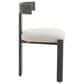 Zuo Modern Tiana Side Chair with Black Frame in Beige, , large