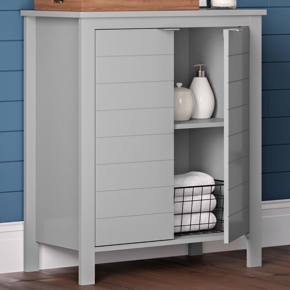 RiverRidge Home Madison 2-Door Floor Cabinet in Gray, , large