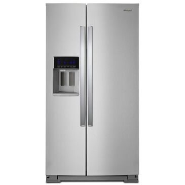 Whirlpool 28 Cu. Ft. 36-Inch Wide Side-by-Side Refrigerator in Stainless Steel, , large