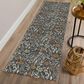 Dalyn Rug Company Soft Essentials Floral Graphite 2"3" x 7"6" Indoor/Outdoor Runner, , large