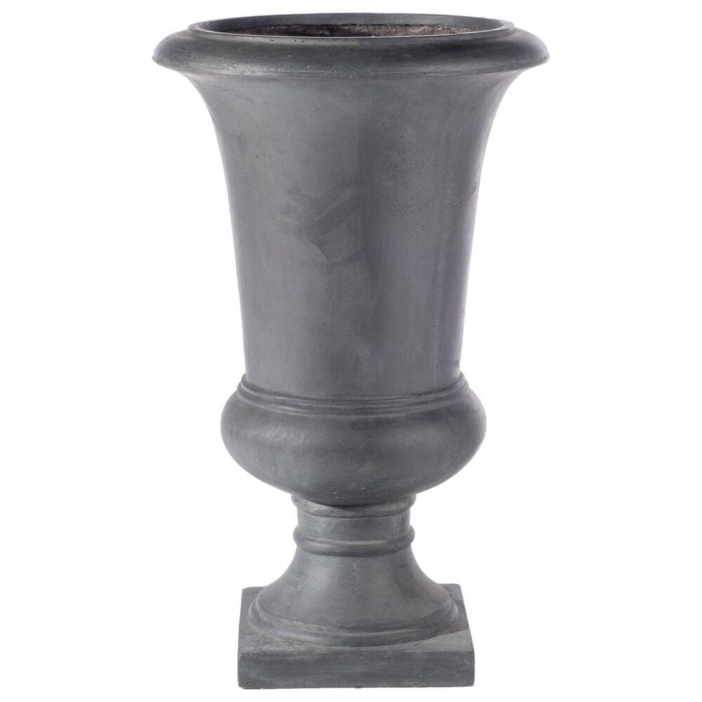 Alfresco Home Jovina Large Patio Urn in Antique Dark Bronze, , large