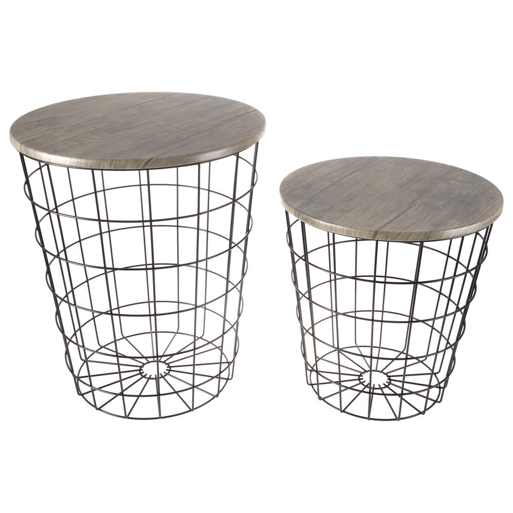 Timberlake Hastings Home Nesting Tables in Brown, , large