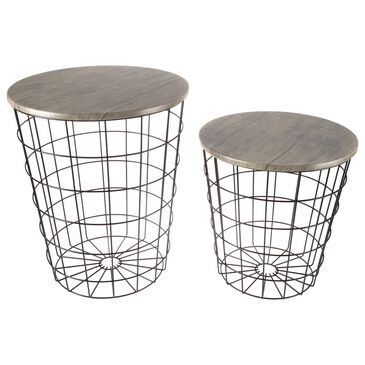 Timberlake Hastings Home Nesting Tables in Brown, , large