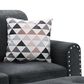 HOMLUX 94.49" L-Shaped Modular Sectional Sofa with Storage Ottoman and Cup Holders in Dark Gray, , large