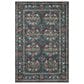 Rifle Paper Co Crafted by Cloth and Company Courtyard 2"3" x 3"9" Seville Charcoal Area Rug, , large