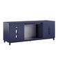 Ameriwood Home Lumina Deluxe Fireplace TV Stand in Navy, , large