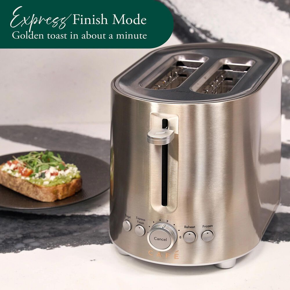Cafe 2-Slice Express Toaster in Stainless Steel, , large