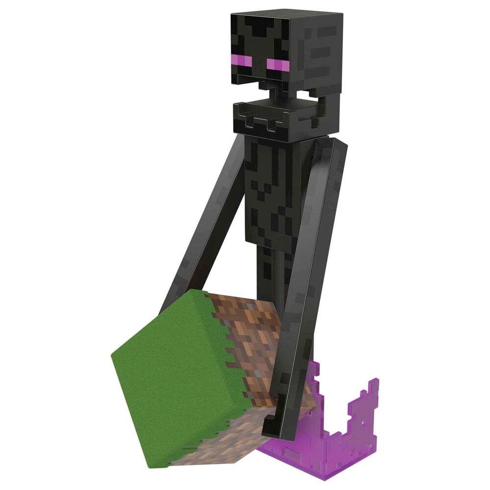 Mattel Mine Craft Diamond Level Enderman Action Figure, , large