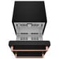 Thor Kitchen Gordon Ramsay 5.4 Cu. Ft. Undercounter Drawer Refrigerator with Rose Gold Handle Kit in Black, , large