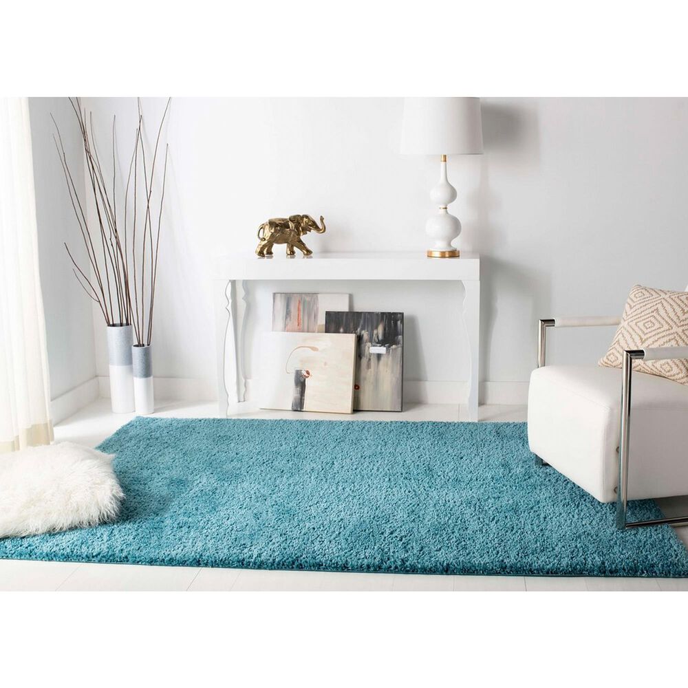 Safavieh August Shag 9&#39; x 12&#39; Turquoise Area Rug, , large