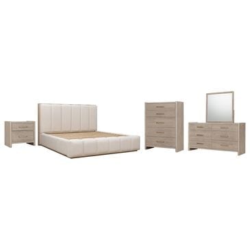 Urban Home Gardenia 5-Piece Queen Bedroom Set in Chai, , large