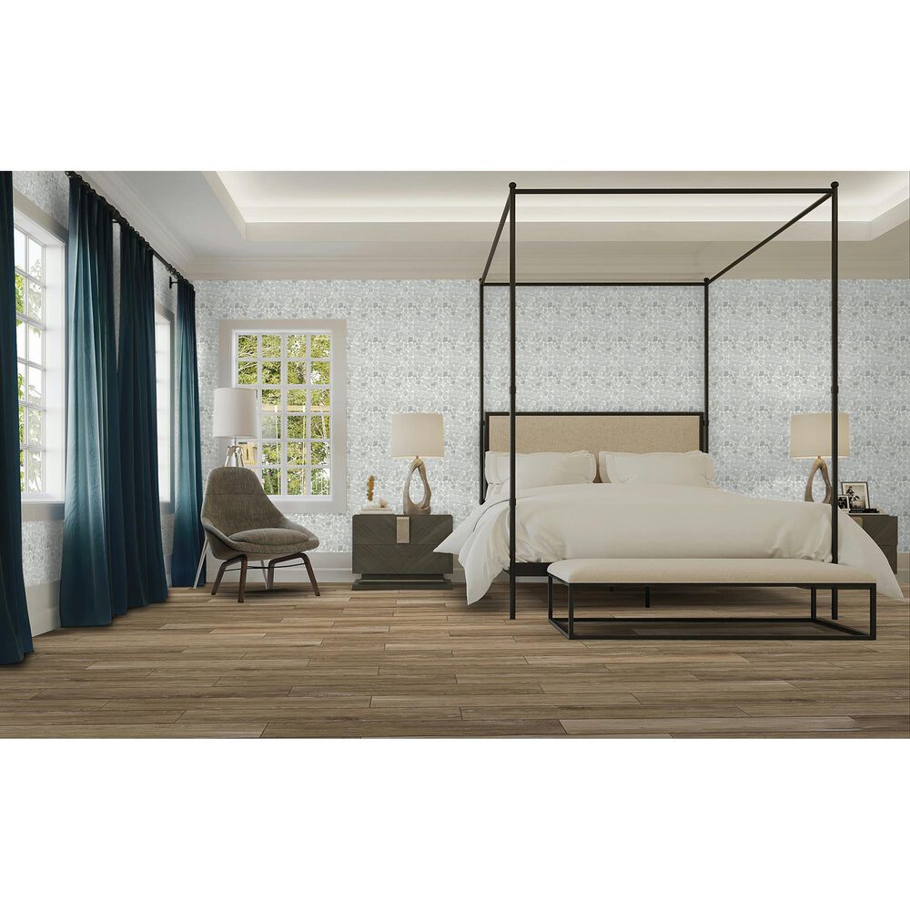 Dal-Tile Gamma Mystic 13&#39;&#39; X 13&#39;&#39; PEBBLE Natural Stone Mosaic Sheet, , large