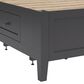 Urban Home Grace Eastern King Storage Bed in Raven Black, , large