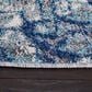 Safavieh Aston ASN706 6"7" Round Navy and Gray Area Rug, , large